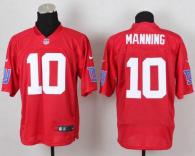Nike New York Giants #10 Eli Manning Red Men's Stitched NFL Elite QB Practice Jersey