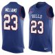 Nike Buffalo Bills -23 Aaron Williams Royal Blue Team Color Stitched NFL Limited Tank Top Jersey