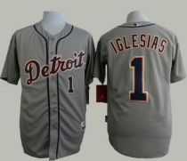 Detroit Tigers #1 Jose Iglesias Grey Cool Base Stitched MLB Jersey Detroit Tigers #1 Jose Iglesias Grey Cool Base Stitched MLB Jersey