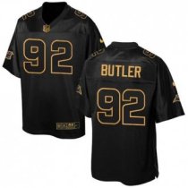 Nike Panthers -92 Vernon Butler Black Stitched NFL Elite Pro Line Gold Collection Jersey Nike Panthers -92 Vernon Butler Black Stitched NFL Elite Pro Line Gold Collection Jersey