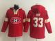 Montreal Canadiens -33 Patrick Roy Red Pullover NHL Hoodie