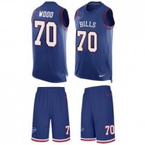 Bills #70 Eric Wood Royal Blue Team Color Stitched NFL Limited Tank Top Suit Jersey Bills #70 Eric Wood Royal Blue Team Color Stitched NFL Limited Tank Top Suit Jersey