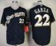 Milwaukee Brewers -22 Matt Garza Navy Blue Cool Base Stitched MLB Jersey