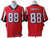 Nike Falcons 88 Tony Gonzalez Red Team Color Stitched NFL Elite Jersey