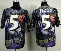 Nike Ravens -5 Joe Flacco Team Color Men's Stitched NFL Elite Fanatical Version Jersey Nike Ravens -5 Joe Flacco Team Color Men's Stitched NFL Elite Fanatical Version Jersey