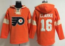Philadelphia Flyers -16 Bobby Clarke Orange Pullover NHL Hoodie Philadelphia Flyers -16 Bobby Clarke Orange Pullover NHL Hoodie