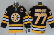 Boston Bruins -77 Ray Bourque Black CCM Throwback Stitched NHL Jersey Boston Bruins -77 Ray Bourque Black CCM Throwback Stitched NHL Jersey