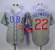 Chicago Cubs -22 Jason Heyward Grey Alternate Road Cool Base Stitched MLB Jersey