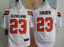Nike Cleveland Browns -23 Joe Haden White Stitched NFL Game Jersey Nike Cleveland Browns -23 Joe Haden White Stitched NFL Game Jersey