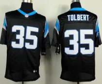 Nike Carolina Panthers -35 Mike Tolbert Black Team Color NFL Elite Jersey Nike Carolina Panthers -35 Mike Tolbert Black Team Color NFL Elite Jersey