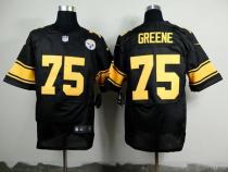 Nike Pittsburgh Steelers #75 Joe Greene Black Gold No Men's Stitched NFL Elite Jersey Nike Pittsburgh Steelers #75 Joe Greene Black Gold No Men's Stitched NFL Elite Jersey