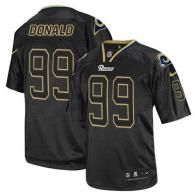 Nike St Louis Rams -99 Aaron Donald Lights Out Black Men's Stitched NFL Elite Jersey