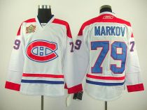 Montreal Canadiens -79 Andrei Markov Stitched White Heritage Classic Style NHL Jersey Montreal Canadiens -79 Andrei Markov Stitched White Heritage Classic Style NHL Jersey