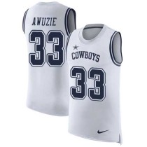Nike Cowboys -33 Chidobe Awuzie White Stitched NFL Limited Rush Tank Top Jersey Nike Cowboys -33 Chidobe Awuzie White Stitched NFL Limited Rush Tank Top Jersey