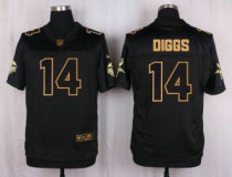 Nike Minnesota Vikings -14 Stefon Diggs Black Stitched NFL Elite Pro Line Gold Collection Jersey Nike Minnesota Vikings -14 Stefon Diggs Black Stitched NFL Elite Pro Line Gold Collection Jersey