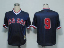 Mitchell And Ness 1990 Boston Red Sox #9 Ted Williams Dark Blue Stitched Throwback MLB Jersey Mitchell And Ness 1990 Boston Red Sox #9 Ted Williams Dark Blue Stitched Throwback MLB Jersey
