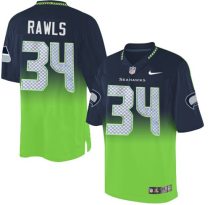 Nike Seahawks -34 Thomas Rawls Steel Blue Green Stitched NFL Elite Fadeaway Fashion Jersey Nike Seahawks -34 Thomas Rawls Steel Blue Green Stitched NFL Elite Fadeaway Fashion Jersey