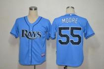 Tampa Bay Rays #55 Matt Moore Light Blue Cool Base Stitched MLB Jersey Tampa Bay Rays #55 Matt Moore Light Blue Cool Base Stitched MLB Jersey
