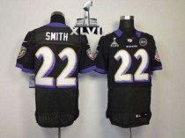 Nike Ravens -22 Jimmy Smith Black Alternate Super Bowl XLVII Stitched NFL Elite Jersey Nike Ravens -22 Jimmy Smith Black Alternate Super Bowl XLVII Stitched NFL Elite Jersey