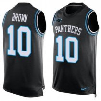 Nike Panthers -10 Corey Brown Black Team Color Stitched NFL Limited Tank Top Jersey Nike Panthers -10 Corey Brown Black Team Color Stitched NFL Limited Tank Top Jersey