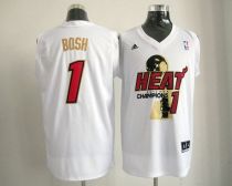 Miami Heat -1 Chris Bosh White 2012 NBA Champions Stitched NBA Jersey Miami Heat -1 Chris Bosh White 2012 NBA Champions Stitched NBA Jersey