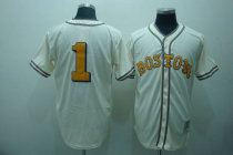 Mitchell And Ness Boston Red Sox #1 Bobby Doerr Cream Stitched MLB Throwback Jersey Mitchell And Ness Boston Red Sox #1 Bobby Doerr Cream Stitched MLB Throwback Jersey
