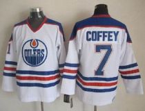 Edmonton Oilers -7 Paul Coffey White CCM Throwback Stitched NHL Jersey Edmonton Oilers -7 Paul Coffey White CCM Throwback Stitched NHL Jersey