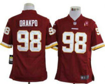 Nike Redskins -98 Brian Orakpo Burgundy Red Team Color With 80TH Patch Stitched NFL Game Jersey Nike Redskins -98 Brian Orakpo Burgundy Red Team Color With 80TH Patch Stitched NFL Game Jersey