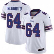Nike Bills -64 Richie Incognito White Stitched NFL Vapor Untouchable Limited Jersey Nike Bills -64 Richie Incognito White Stitched NFL Vapor Untouchable Limited Jersey