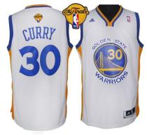 Revolution 30 Golden State Warriors -30 Stephen Curry White The Finals Patch Stitched NBA Jersey