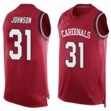 Nike Arizona Cardinals -31 David Johnson Red Team Color Men's Stitched NFL Limited Tank Top Jersey