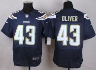 Nike San Diego Chargers #43 Branden Oliver Navy Blue Team Color Men’s Stitched NFL New Elite Jersey