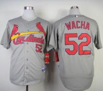 St Louis Cardinals #52 Michael Wacha Grey Cool Base Stitched MLB Jersey