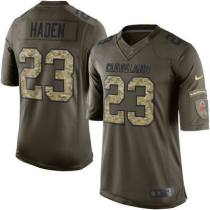 Nike Cleveland Browns -23 Joe Haden Nike Green Salute To Service Limited Jersey Nike Cleveland Browns -23 Joe Haden Nike Green Salute To Service Limited Jersey