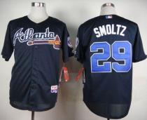 Atlanta Braves #29 John Smoltz Blue Cool Base Stitched MLB Jersey Atlanta Braves #29 John Smoltz Blue Cool Base Stitched MLB Jersey