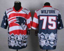 Nike New England Patriots -75 Vince Wilfork Navy Blue NFL Elite Noble Fashion Jersey Nike New England Patriots -75 Vince Wilfork Navy Blue NFL Elite Noble Fashion Jersey