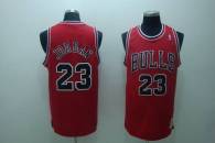 Mitchell and Ness Chicago Bulls -23 Michael Jordan Stitched Red Throwback NBA Jersey