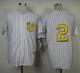 New York Yankees -2 Derek Jeter White Fashion Gold w Commemorative Retirement Patch Stitched MLB Jer
