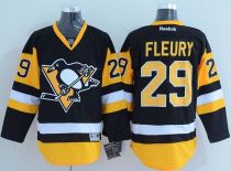 Pittsburgh Penguins -29 Andre Fleury Black Alternate Stitched NHL Jersey Pittsburgh Penguins -29 Andre Fleury Black Alternate Stitched NHL Jersey