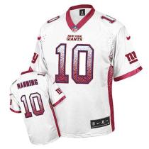 Nike New York Giants #10 Eli Manning White Men's Stitched NFL Elite Drift Fashion Jersey Nike New York Giants #10 Eli Manning White Men's Stitched NFL Elite Drift Fashion Jersey