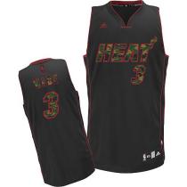 Miami Heat -3 Dwyane Wade Black Camo Fashion Stitched NBA Jersey Miami Heat -3 Dwyane Wade Black Camo Fashion Stitched NBA Jersey