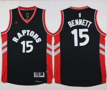 Toronto Raptors -15 Anthony Bennett Black Stitched NBA Jersey Toronto Raptors -15 Anthony Bennett Black Stitched NBA Jersey
