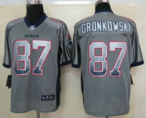 2013 New Nike New England Patriots 87 Gronkowski Drift Fashion Grey Elite Jerseys 2013 New Nike New England Patriots 87 Gronkowski Drift Fashion Grey Elite Jerseys