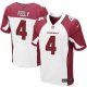 Nike Arizona Cardinals -4 Feely Jersey White Elite Road Jersey