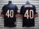 Mitchell and Ness Bears -40 Gale Sayers Blue With Small Number Stitched Throwback NFL Jersey