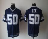 Nike Dallas Cowboys #50 Sean Lee Navy Blue Team Color Men's Stitched NFL Elite Jersey