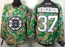 Boston Bruins -37 Patrice Bergeron Camo Veterans Day Practice Stitched NHL Jersey Boston Bruins -37 Patrice Bergeron Camo Veterans Day Practice Stitched NHL Jersey