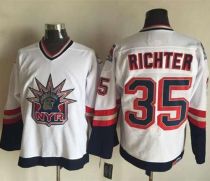 New York Rangers -35 Mike Richter White CCM Statue of Liberty Stitched NHL Jersey New York Rangers -35 Mike Richter White CCM Statue of Liberty Stitched NHL Jersey