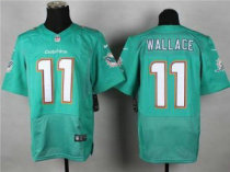 Nike Dolphins -11 Mike Wallace Aqua Green Team Color NFL New elite jersey Nike Dolphins -11 Mike Wallace Aqua Green Team Color NFL New elite jersey