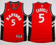 Toronto Raptors -5 DeMarre Carroll Red Stitched NBA Jersey